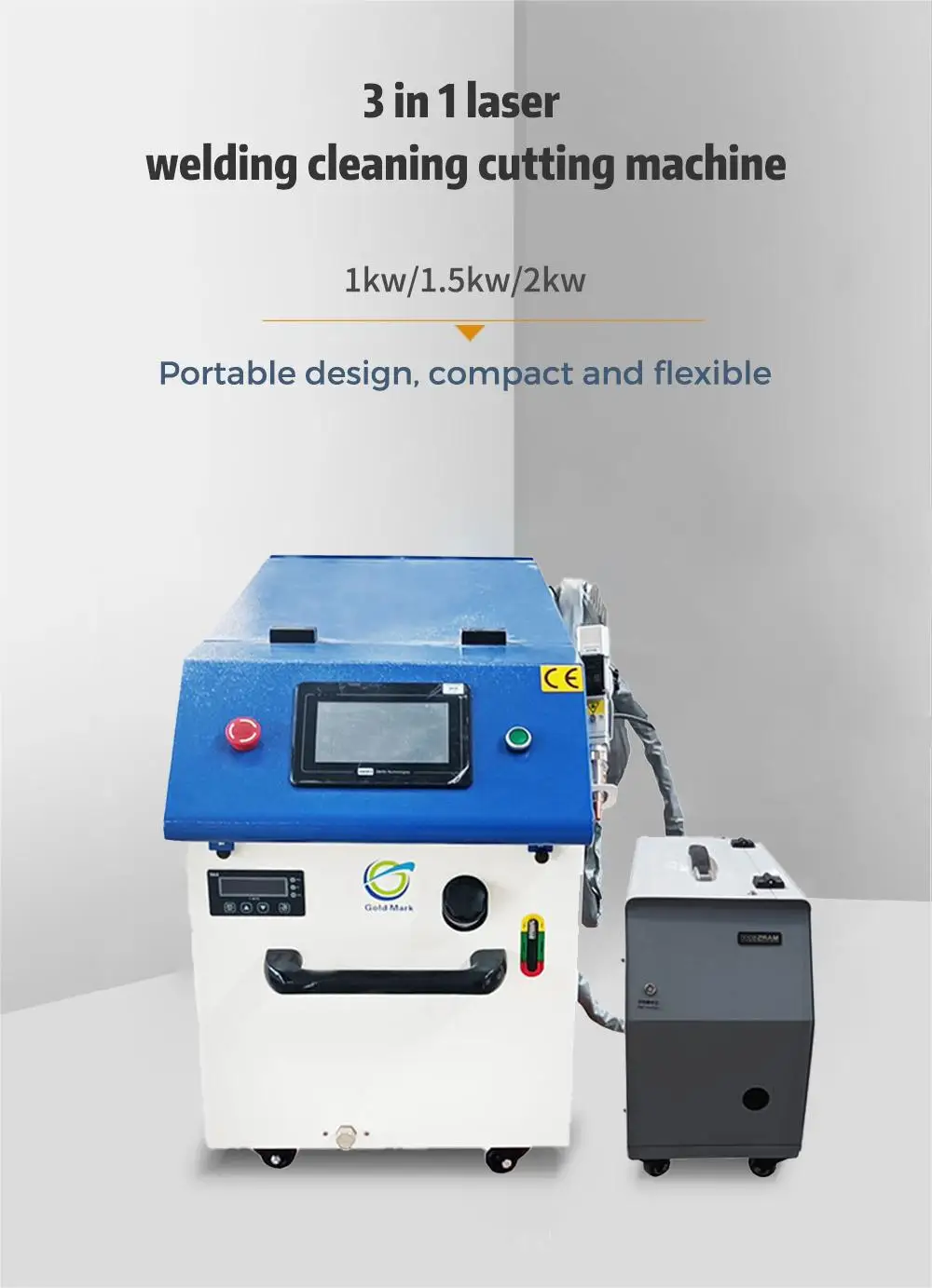 3 In1 Cnc Fiber Laser Welding Machine 3 In 1 Metal 2000w Handheld - Buy ...