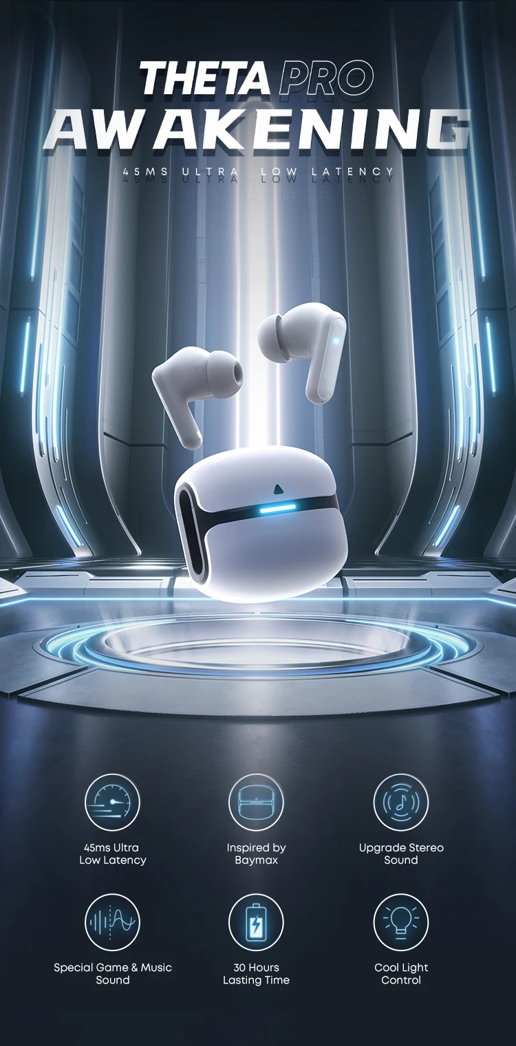 Langsdom Gamer Headset Earphones - Low Latency & Hifi