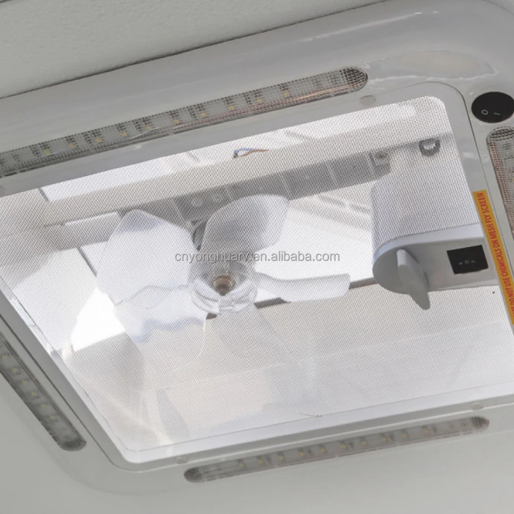 Rv Camper Roof Vent 12v Shower Hatch Roof Fan Camper Dome Part With Electric Exhaust Fan Rv