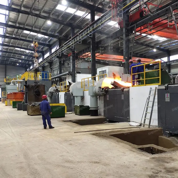 3 Ton Medium Frequency Power Supply Heating Scrap Metal Induction Melt Furnace of Steel Iron