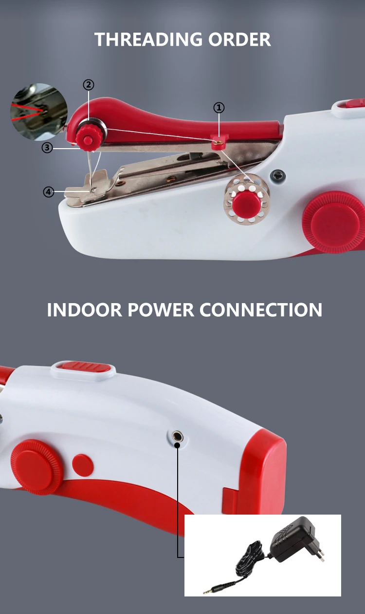 Vof Zdml5 Mini Handheld Pocket Portable Bag Sewing Machine Factory