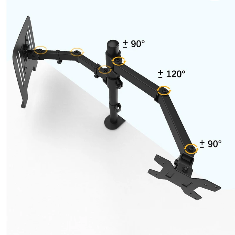 Suptek Monitor Arm Height Adjustable Monitors Stand With Extended Laptop Stands Desk Mounts