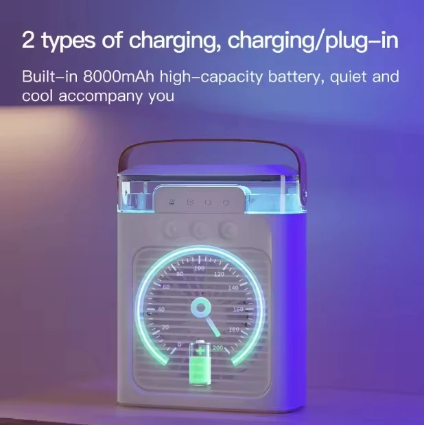 Powered Mini Air Conditioner, Portable, USB, 3-Speed - detail 12
