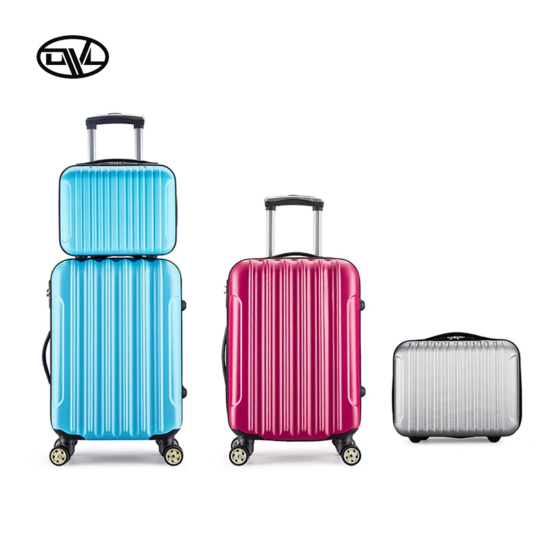 4pcs 14/20/24/28 Inch Classic Model Popular Design Beauty Case Luggage Factory Suitcase Hot Sale Wholesale Universal Wheel