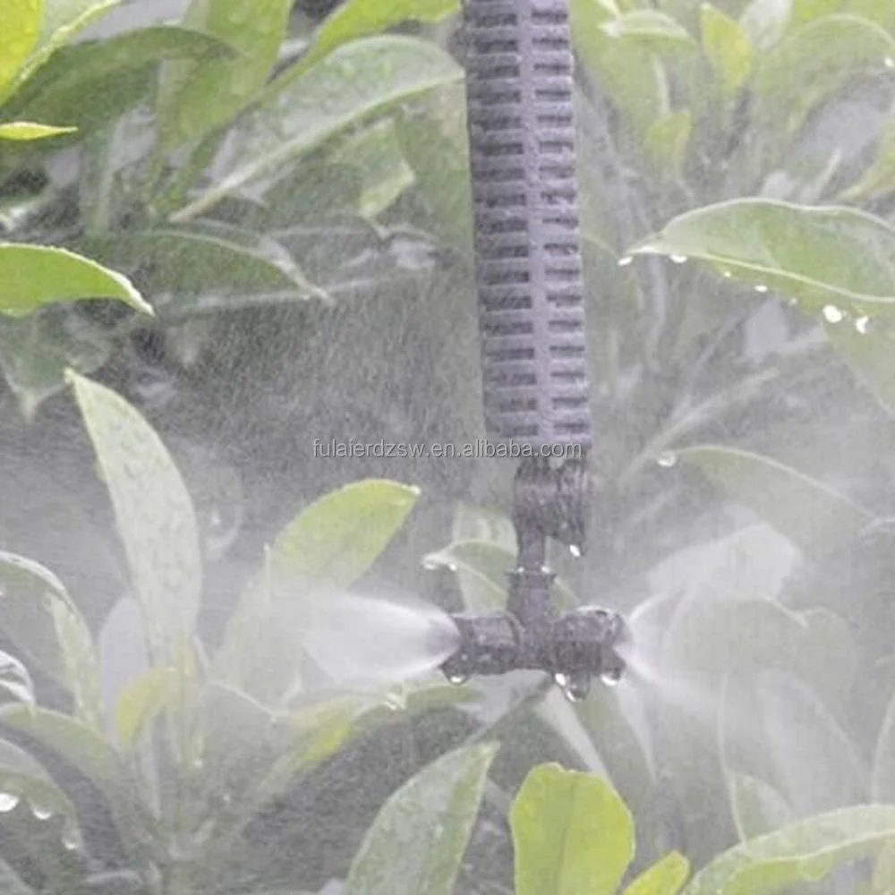 Sprinkle Misting Plastic Cross 6mm Atomizing Sprinkler Misting Nozzle for Garden ...