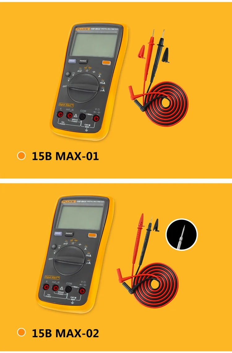 Fluke 15b Max Fluke 17b Max Digital Multimeter Ac/dc Voltage Current