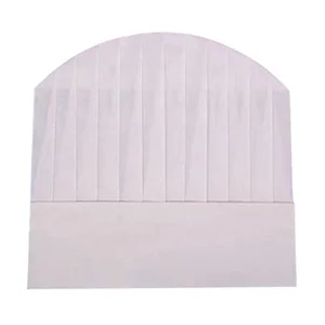 Disposable Medium Low Strip Thickened Work Hat Non-Woven Canvas Chef Accessories for Restaurant Cooking