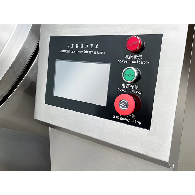 Commercial Electric Intelligent Automatic Stir Frying Machine Automatic Cooking Machine Gas Auto Cooking Stir Fryer