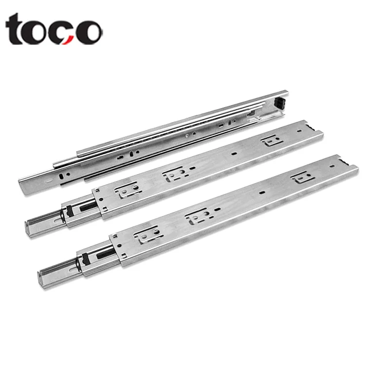 Toco Desk Drawer File Rails d Series Drawer Slide Copper Telescopic Slide Rail Concealed Telescopic Rail
