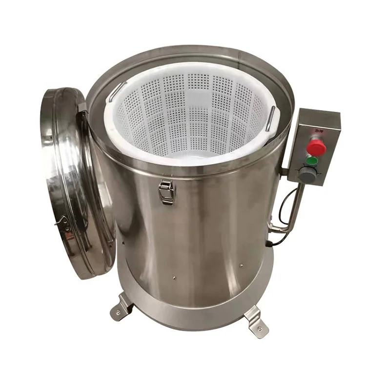 Potato Chips Centrifugal Dehydrating Machine Salad Rotating Centrifugal Vegetable Dewatering Machine