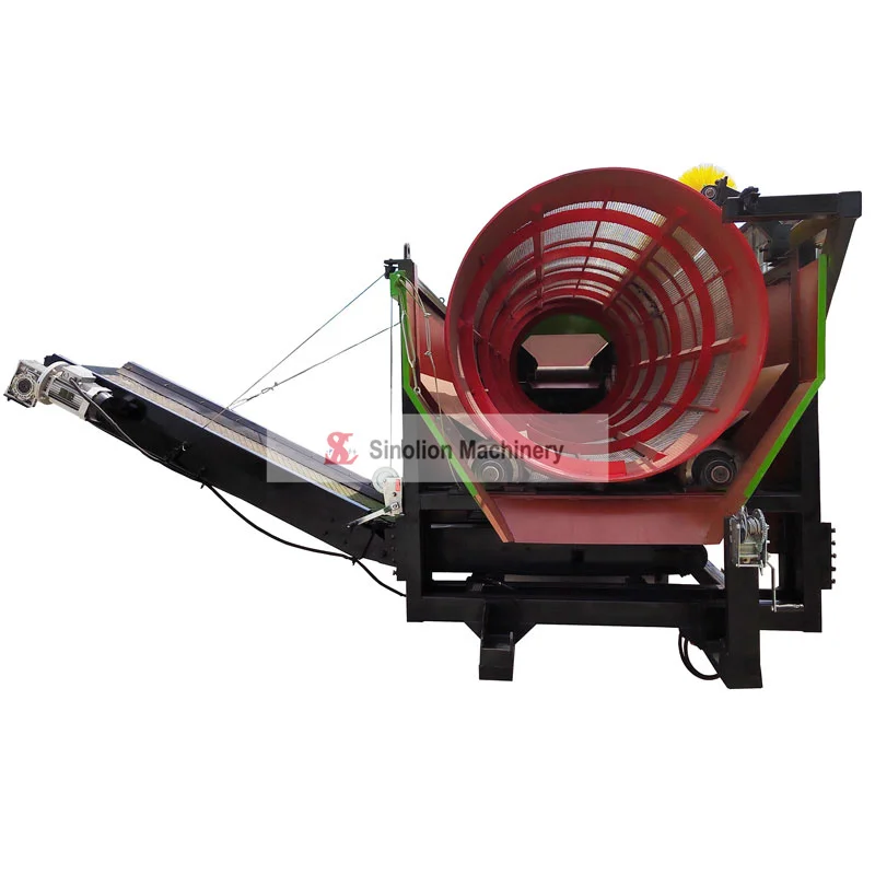 New Mobile Aggregate Trommel Screen for Pebble 1-100 mm with Motorized Washing Facility Excellent Price