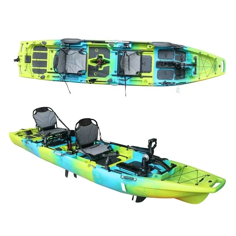 14ft Modular Fishing Kayak - Easy to Disassemble & Splice