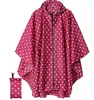 Stile con cerniera in PU a pois rosso rosa