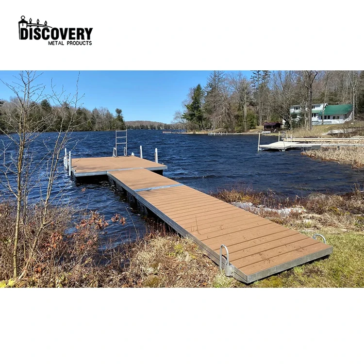 Factory Prices Removable Aluminum Roll-in Floating Dock Platform High Quality 4x8 Aluminum Dock Sections for Lake