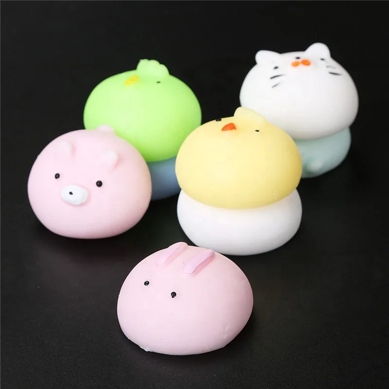 Lot de 8 pièces Jumbo Mochi Squishy Jouet Sensuel Doux, Squeeze