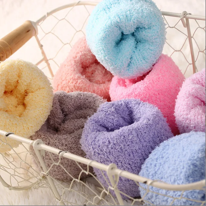 Модные зимние женские пушистые круглые носки для девочек карамельных цветов уютные Плюшевые Пушистые меховые Носки пола