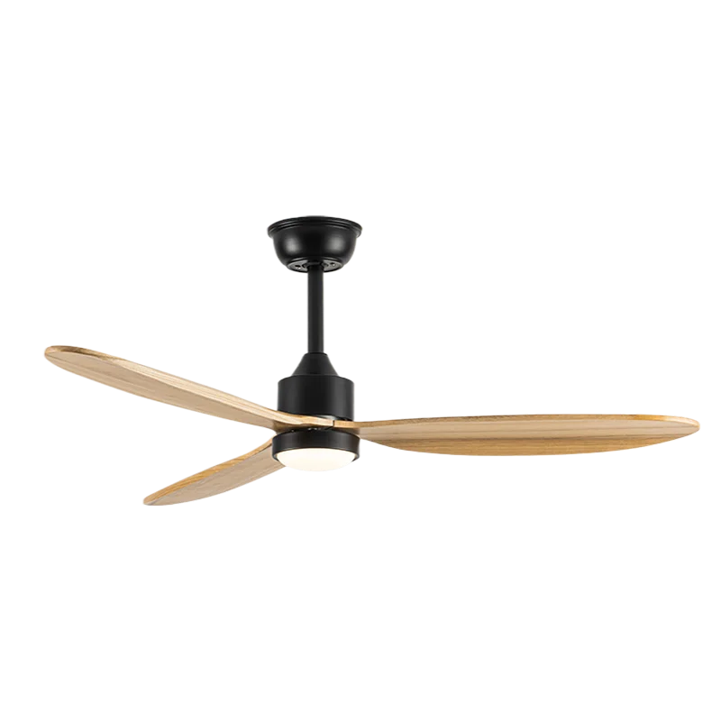 72 Talampakan Modern na Disenyong Klasiko na Solid na Kawayang Ceiling Fan na may LED Liwanag na may Remote Control Dimmable 3CCT Reversible BLDC Motor