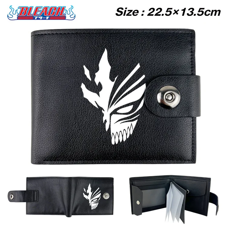 Anime Wallet - Custom Design PU Leather Bleach Short Wallet