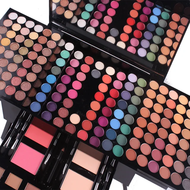 whole sale Professional 180 Colors Eyeshadow Makeup Palette Cosmetic Makeup Sets Eye Shadows Palette - Image 2