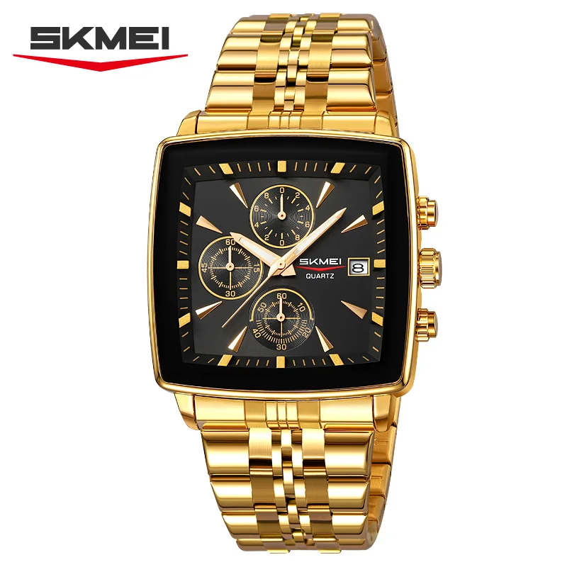 Skmei 2434 Gold Western Wrist Watches 30m Water Resistant Quartz Watches  Suppliers