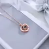 Collar de oro rosa