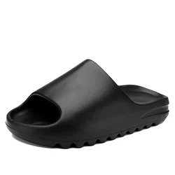 Thick bottom coconut slippers yeezy slide cheap sandals beach shoes for men
