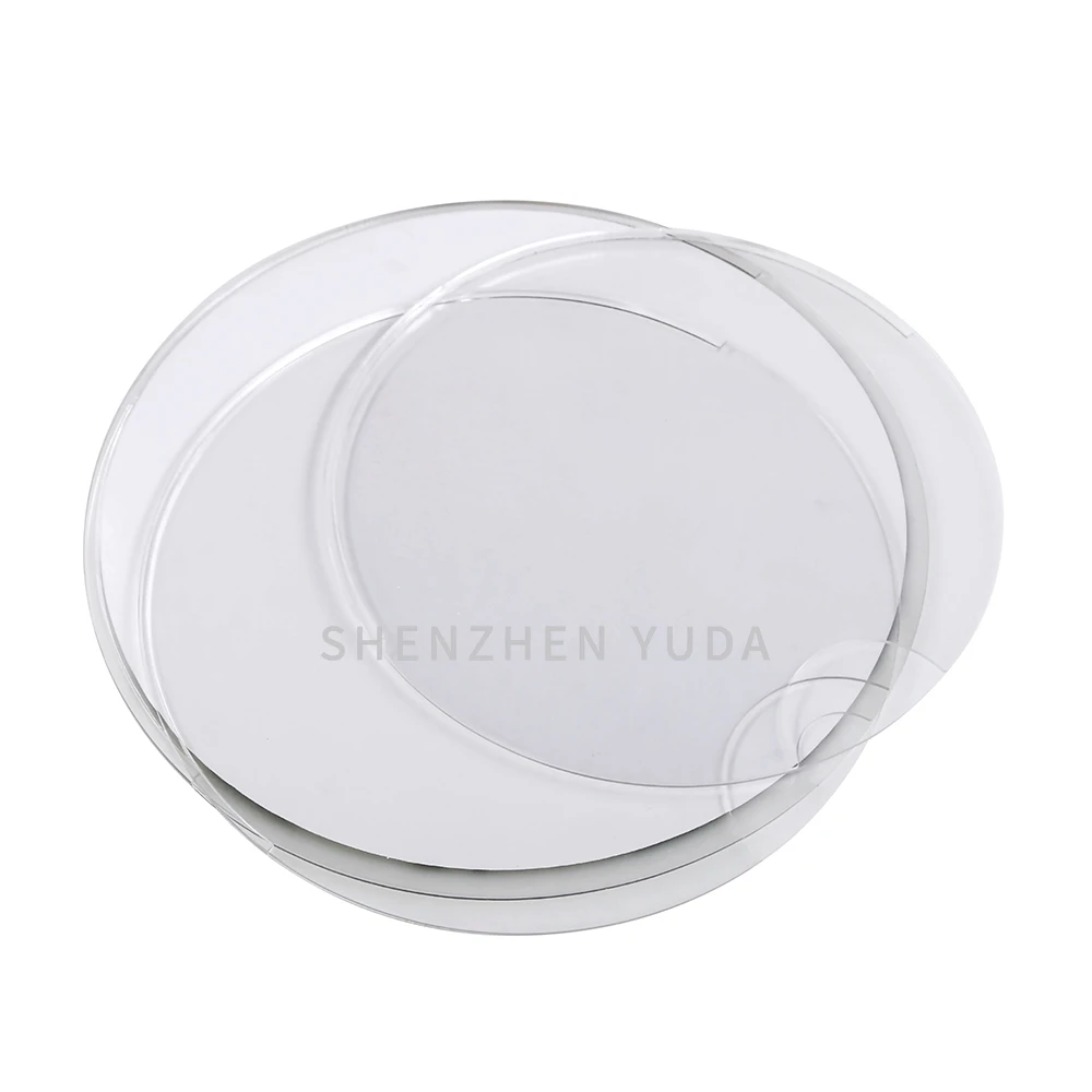 Custom Gloss Finish Round Paper Insert Acrylic Table Placemats And Coasters Multi Lucite