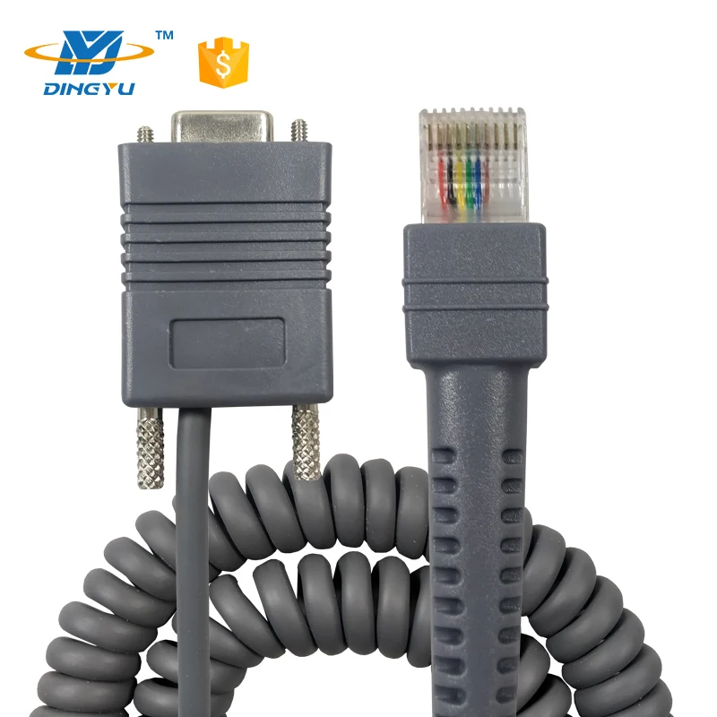 Factory Custom RJ45 USB  zebra Symbol Barcode Scanner LS2208 LS4478 Scanner Cable