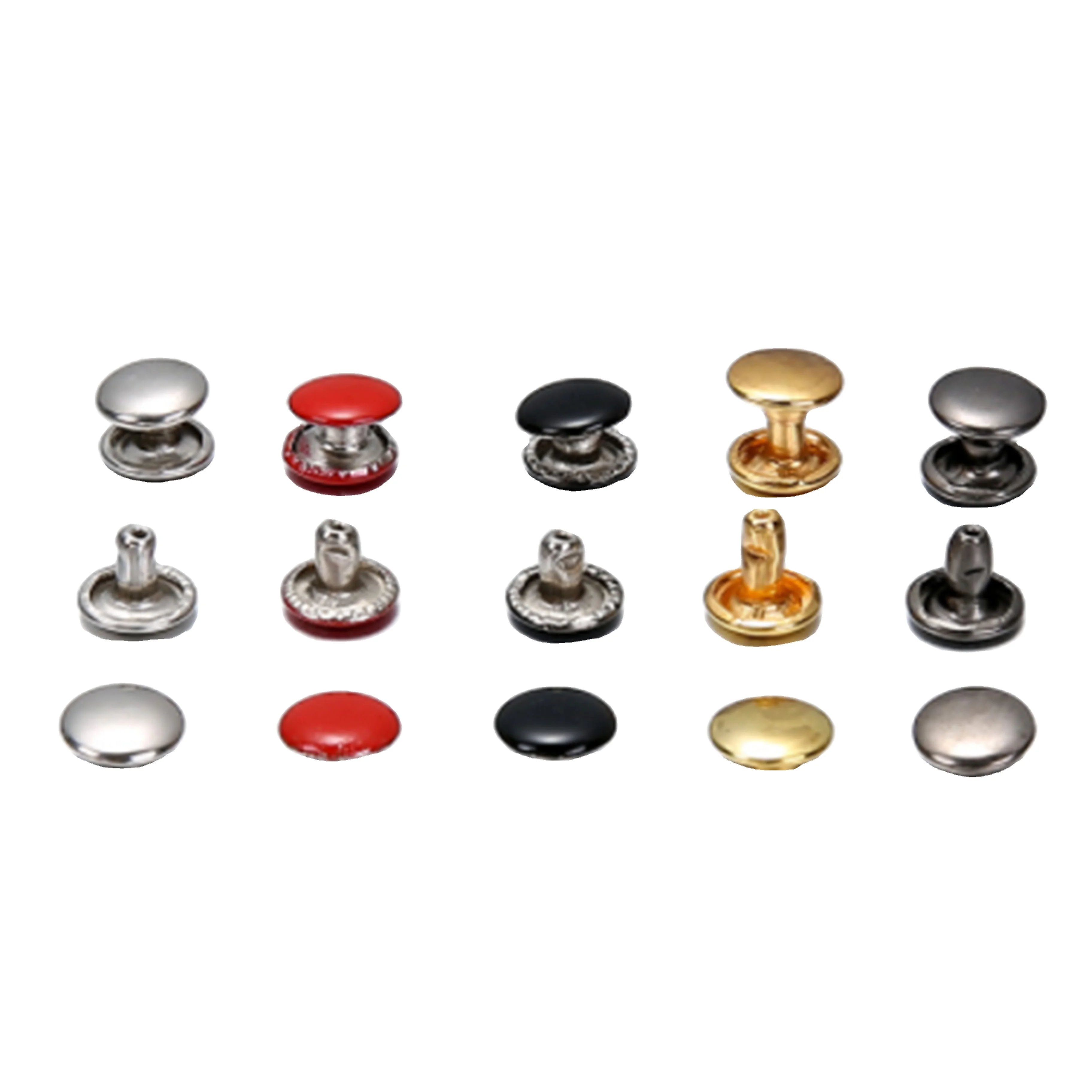 8 мм двойные заклепки высокого качества одинарные или кожаные декоративные