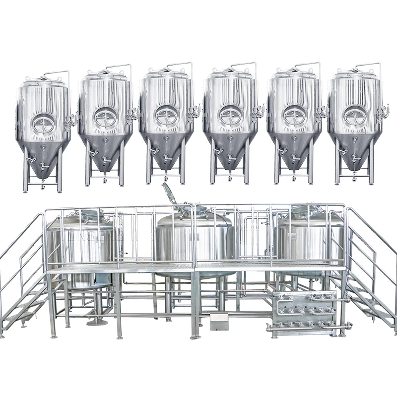 Factory-Sold Tonsen Beer Brewing Equipment/Wine Making Machine/Plant Core Components Fermentation Tank Pressure 5000L 2000L