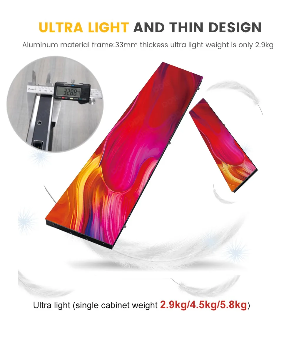 Ultra Thin Multi Size P1.25 P1.56 P1.95 P2.5 P2.6 P3.91 Indoor Video