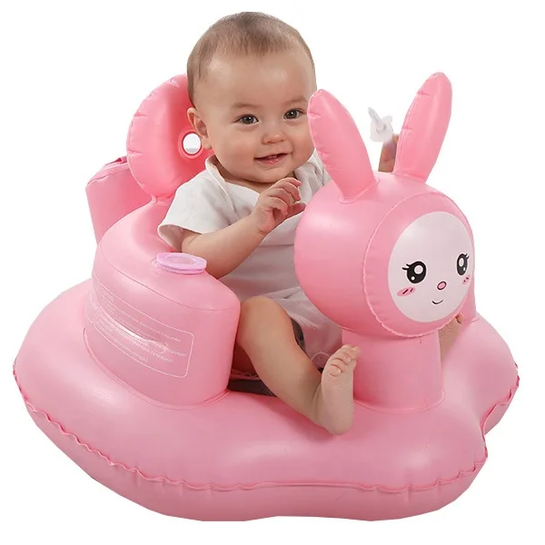 Cute Cartoon Animal Inflatable Chair Sofa for Infant Baby Kids Learning  Siting Children' Inflated Balloon Settee