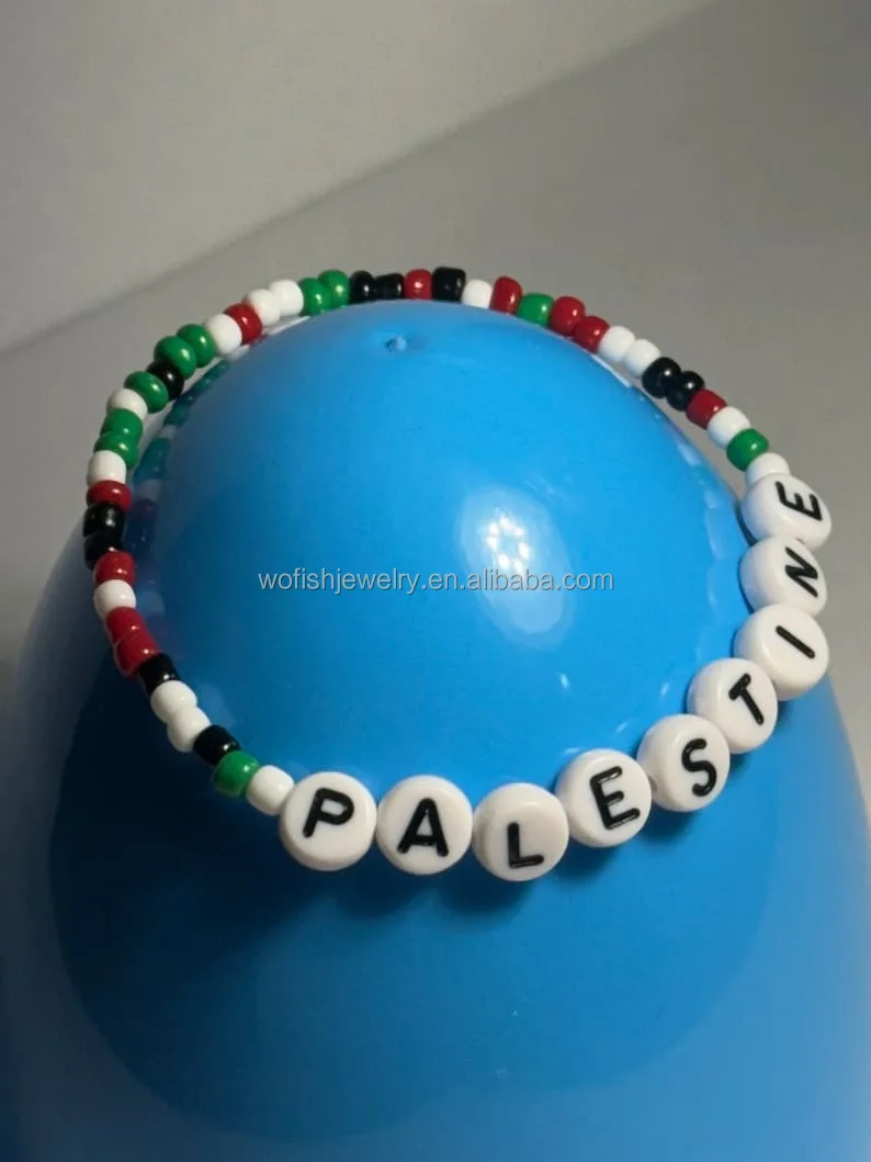 AirbRn 10 braccialetti con bandiera della Palestina ... - KFGJ Free Palestine Braccialetto, Save Gaza, Transfrontaliera di...Braccialetto con bandiera palestinese, Save Gaza Free Palestine