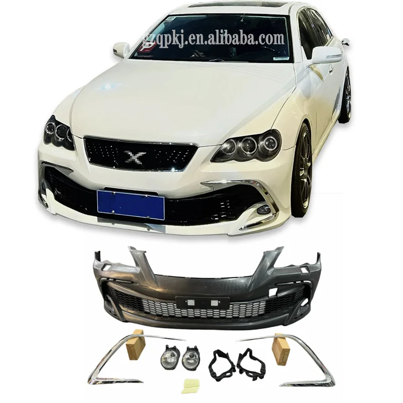 もっくん家具TOYOTA MARK X Toyota Mark X Front Bumper Grille Upgrade - 05-09 Models