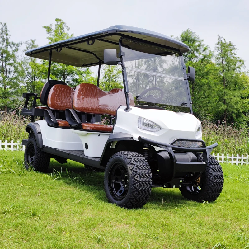 Fast Speed 72V Lithium Battery 6 Passengers Electric off Road Club Car Golf Buggy Cart for Sale