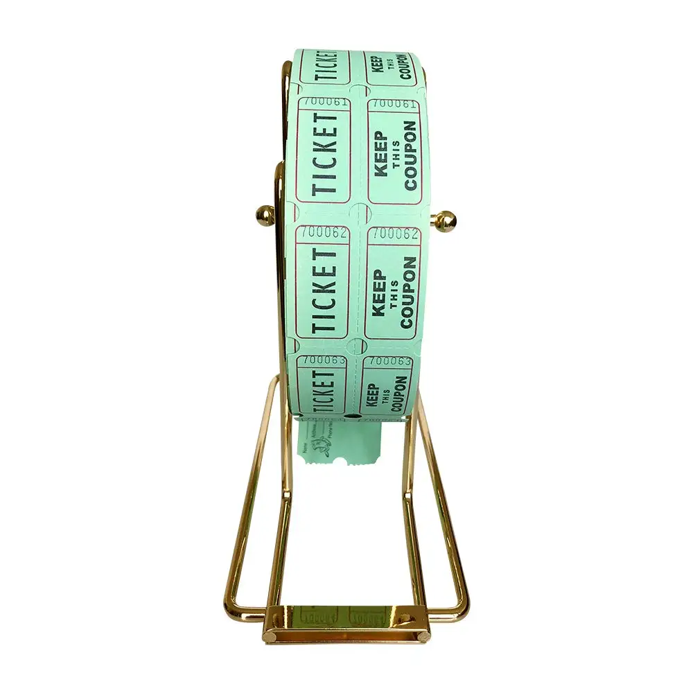 
Билет с двойной рафилой 2000 билетов в рулоне, красный, синий, зеленый, желтый 