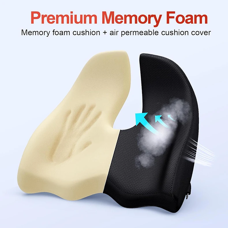 Ergonomics Coccyx Office Chair Orthopedic Memory Foam Haemorrhoids ...