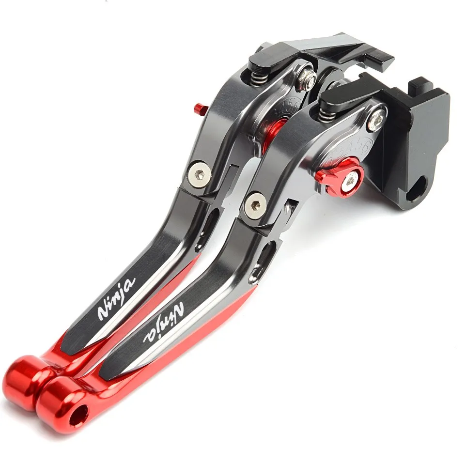 
 Высококачественные рычаги тормозной муфты с логотипом ниндзя для Kawasaki ninja 400 300 650 250 2020 2019 2018 2007 на все годы  