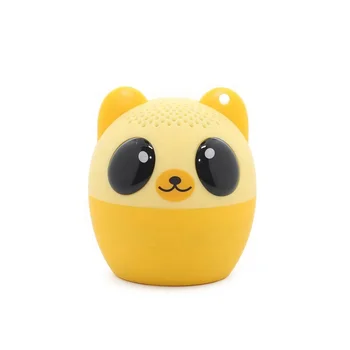 2021 Cute Mini Cartoon Cat Dog Mouse Bull Bear Cow Panda Unicorn Reindeer Penguin Pig Rabbit Wireless Speaker for BT