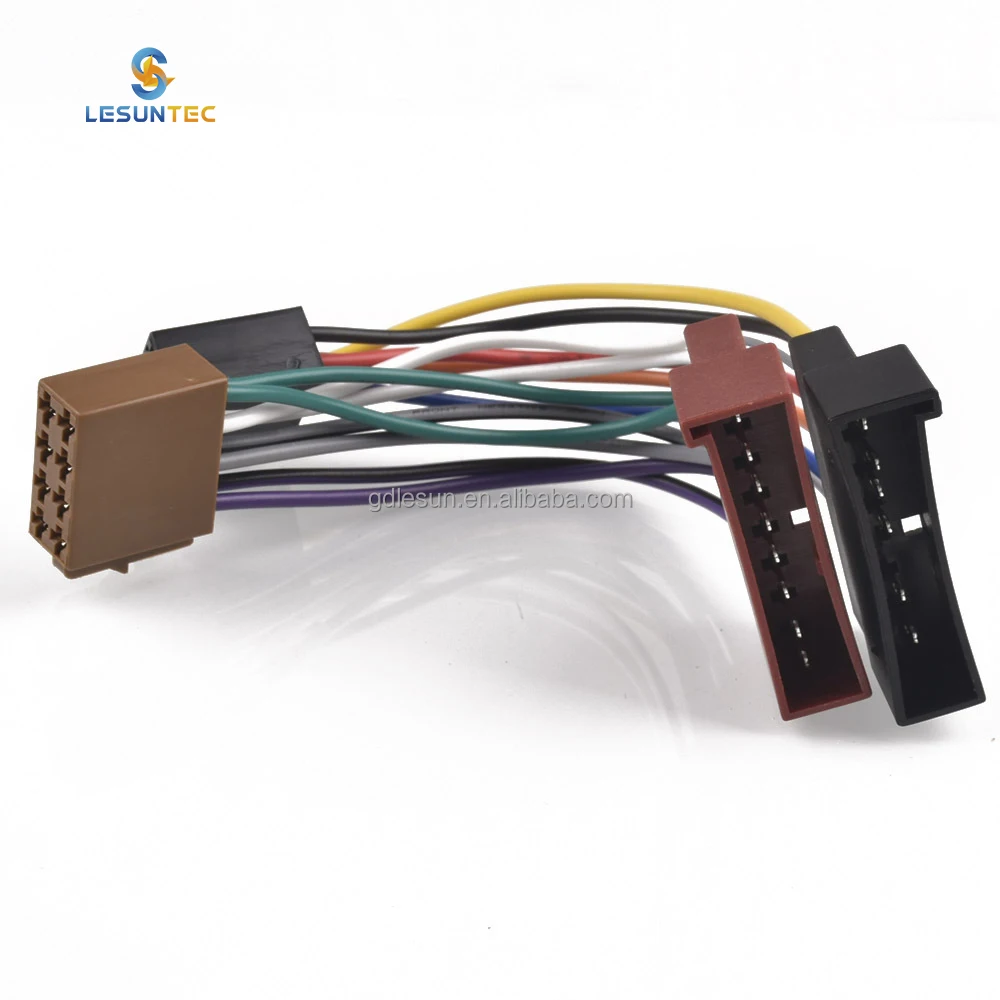 Audio GPS ISO Harness Adapter Automobile Wire Harness for Ford Jaguar Lincoln Mercury Audio GPS ISO Wiring Harness Connector