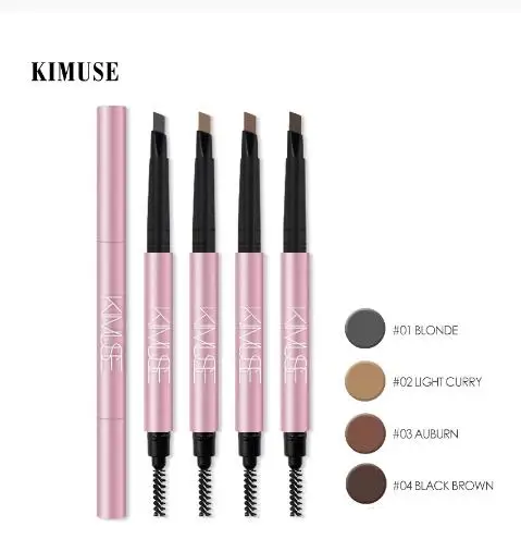 KIMUSE Eyebrows Pencil Tint Cosmetics Natural Long Lasting Tattoo Eyebrow Waterproof Black Brown Eyebrow Pen Eye Makeup Tools