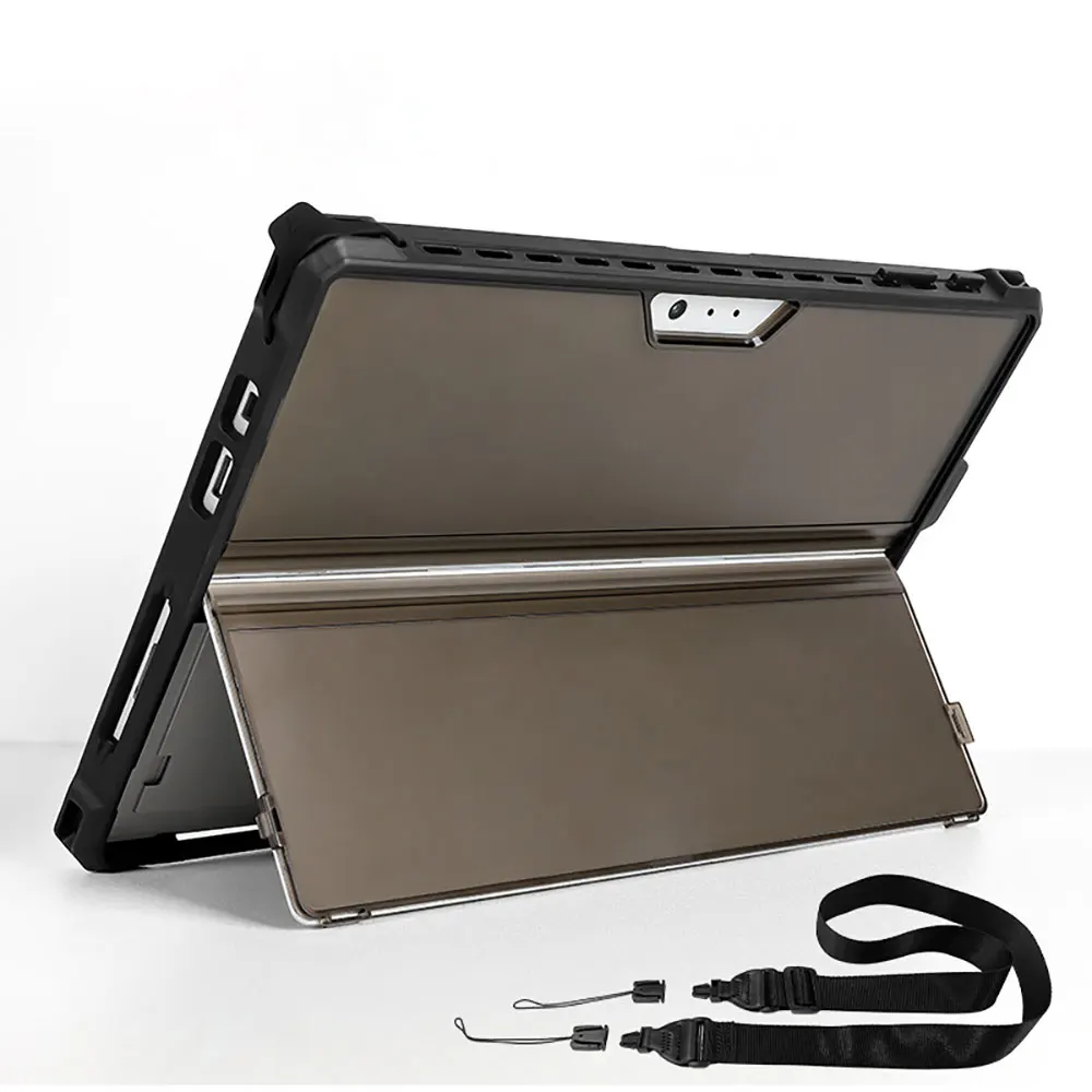 Frosted Tablet Case For Microsoft Surface Pro 10 9 8 7 6 5 Go 4 3 2 Simple Protective Cover With Shoulder Strap Pbk193 Laudtec