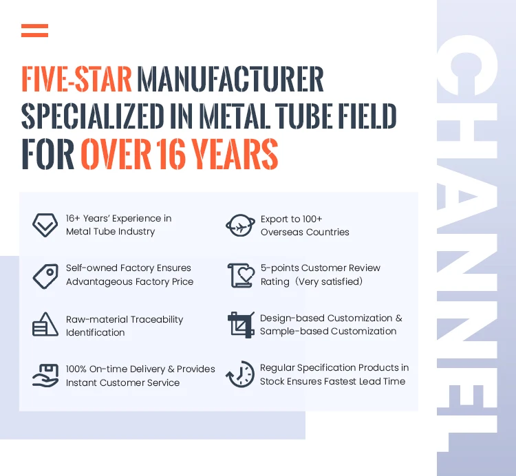 Custom high precision 304 316 stainless steel capillary tube price manufacture