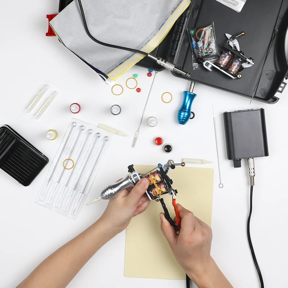 Solong高品質ボディタトゥー2ガンマシンパーマネントタトゥーキットプロフェッショナル Buy タトゥーキットプロ 2 銃機 タトゥーキット Product On Alibaba Com