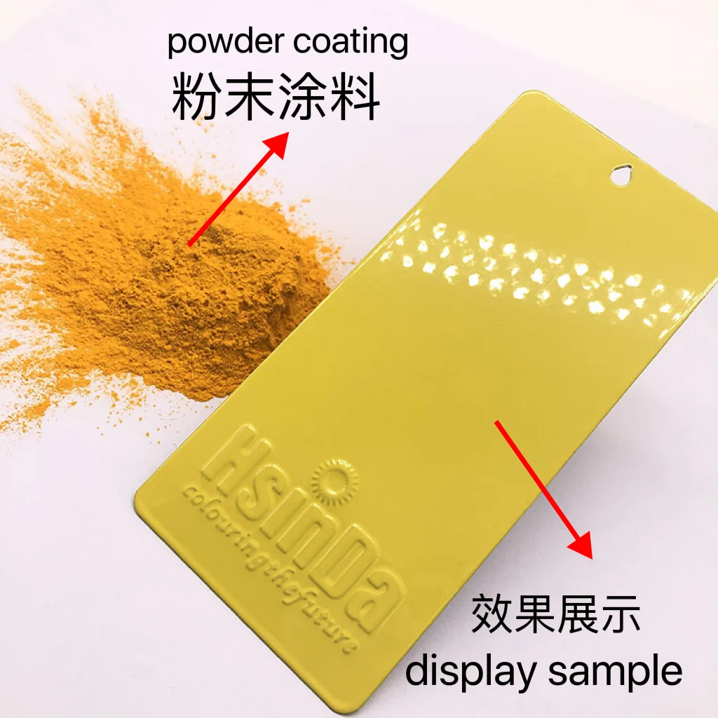 Hsinda Factory Good Quality Super Durable Electrostatic Various Color Powder Coating Spray Paint in Stock supplier