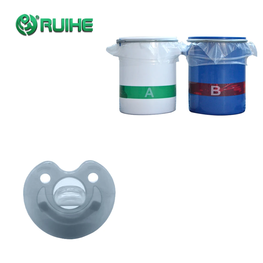 LSR Liquid Silicone Rubber with 15 Shore Hardness and 1:1 Mixing Ratio for Transparent Baby Nipples