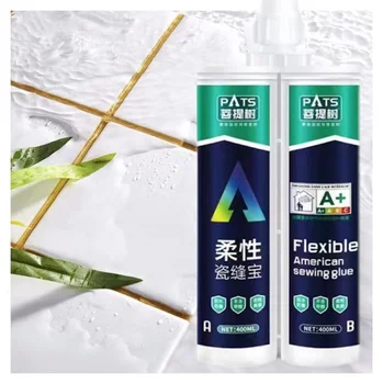 Professional Tile Adhesive With Rich Color  epoxy resin A&B Waterproof Material  Porcelain Epoxy Tile Grout