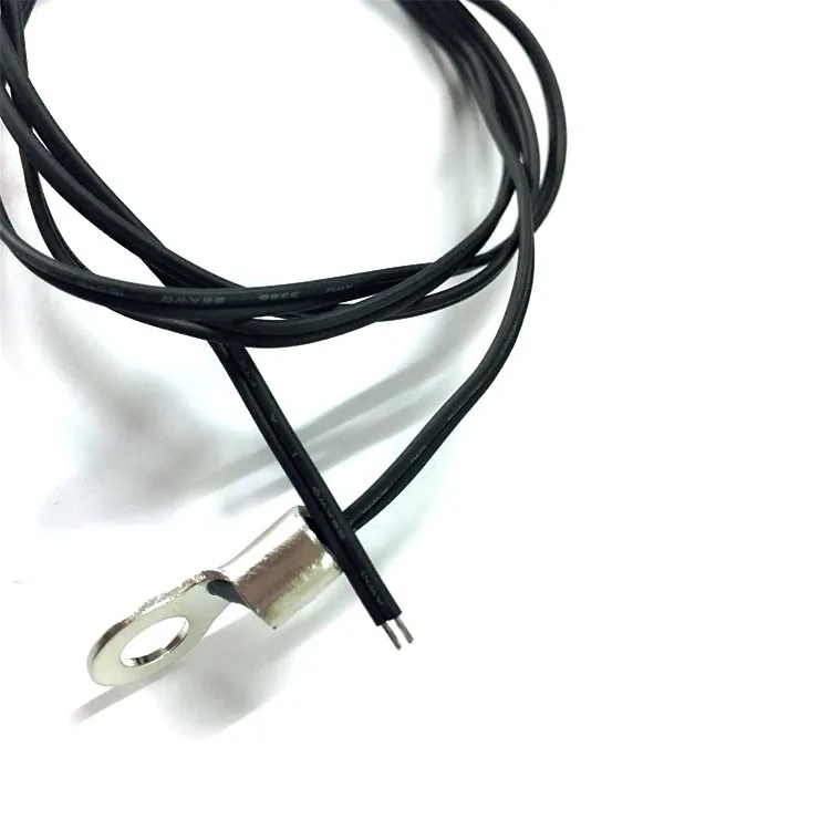 10K 50K 100K 3435 NTC Thermistor 1.25-3.2  Ground Ring Probe 1332 Cable Tail with 2.0-2P Connector Temperature 125 Degrees