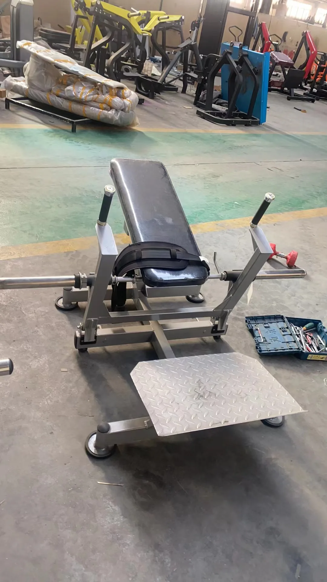ヒップグルートドライブマシン商用ジム機器/ボディービル