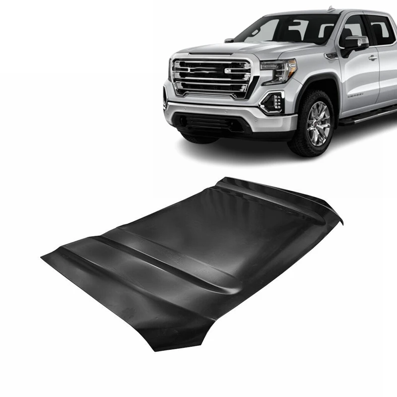 OEM AUTO PARTS aluminum steel high quality car body engine cover hood panel for GMC Sierra 1500 Pickup 2019 2020 2021